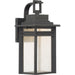 Quoizel BEC8406SBK Beacon LED Outdoor Wall Lantern, Stone Black Main Image.jpg