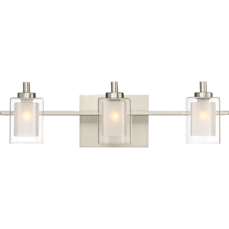 Quoizel KLT8603BNLED Kolt Three Light Bath Fixture, Brushed Nickel Main Image.jpg
