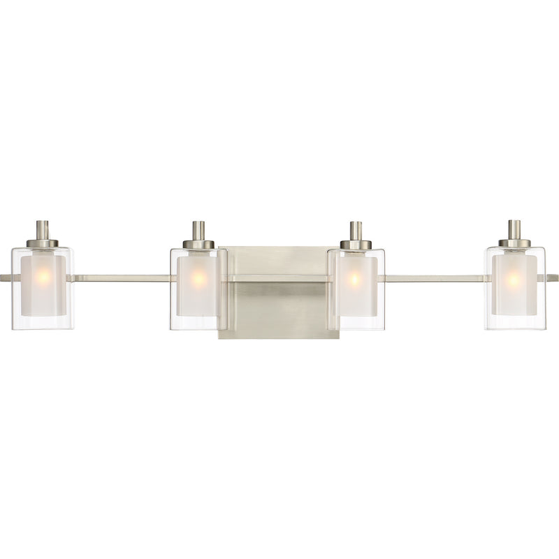 Quoizel KLT8604BNLED Kolt Four Light Bath Fixture, Brushed Nickel Main Image.jpg