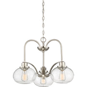 Quoizel TRG5103BN Trilogy Three Light Chandelier, Brushed Nickel Main Image.jpg