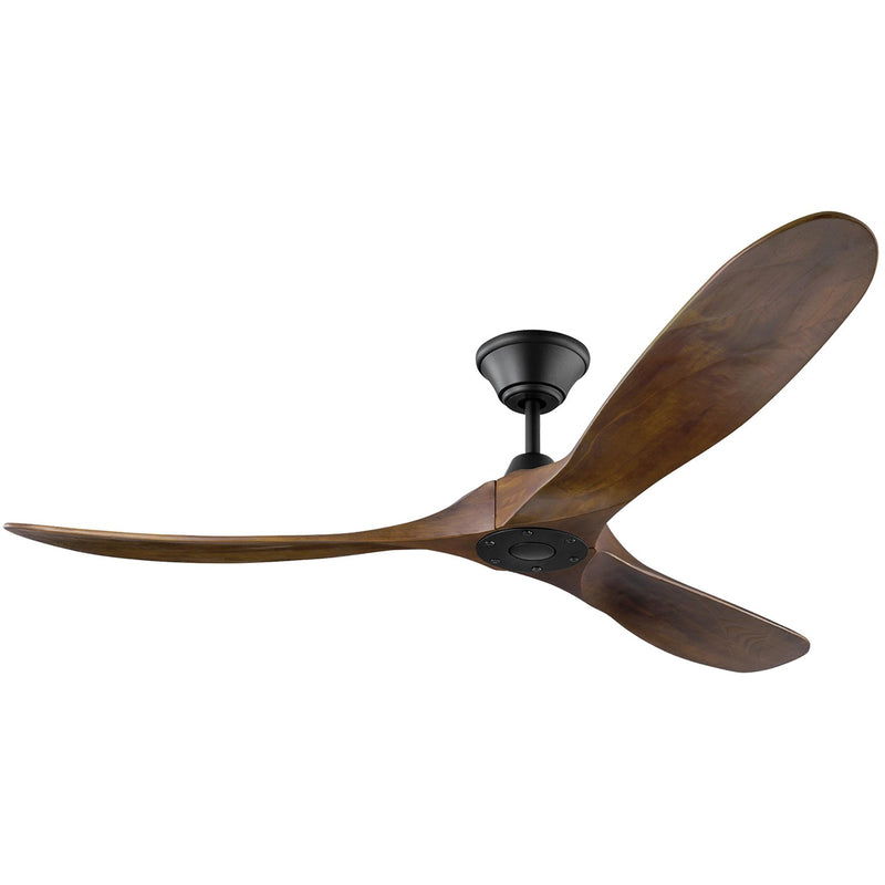 Visual Comfort Fan 3MAVR60BK Maverick 60" Ceiling Fan, Matte Black and Dark Walnut Main Image.jpg