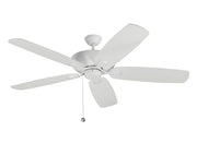 Generation Lighting 5CSM60RZW Colony 60"Ceiling Fan, Matte White Main Image.jpg