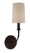 Crystorama 2241-DB Sylvan One Light Wall Sconce Dark Bronze Main Image.jpg
