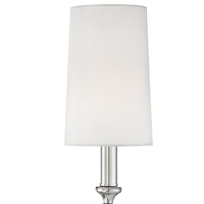 Crystorama 2241-PN Sylvan One Light Wall Sconce Polished Nickel Alternate Image.jpg