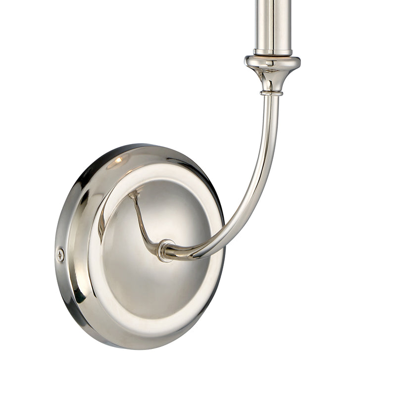 Crystorama 2241-PN Sylvan One Light Wall Sconce Polished Nickel Alternate Image 2.jpg