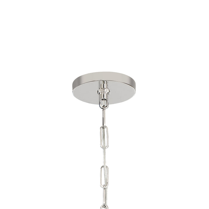 Crystorama 2247-PN Sylvan Five Light Chandelier Polished Nickel Alternate Image.jpg