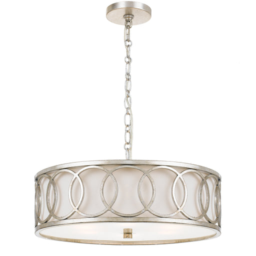 Crystorama 287-SA Graham Six Light Chandelier Antique Silver Alternate Image.jpg