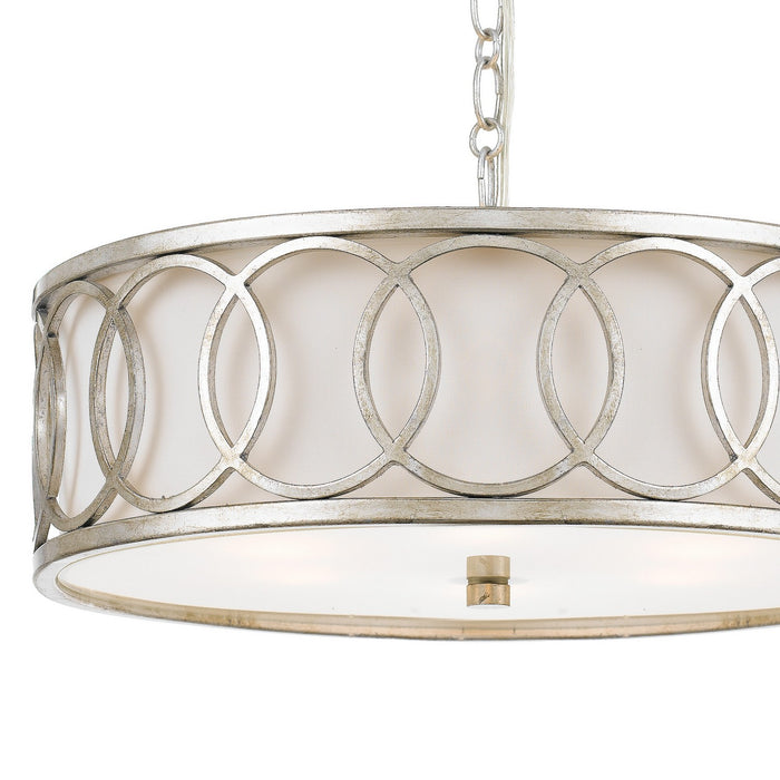Crystorama 287-SA Graham Six Light Chandelier Antique Silver Alternate Image 4.jpg