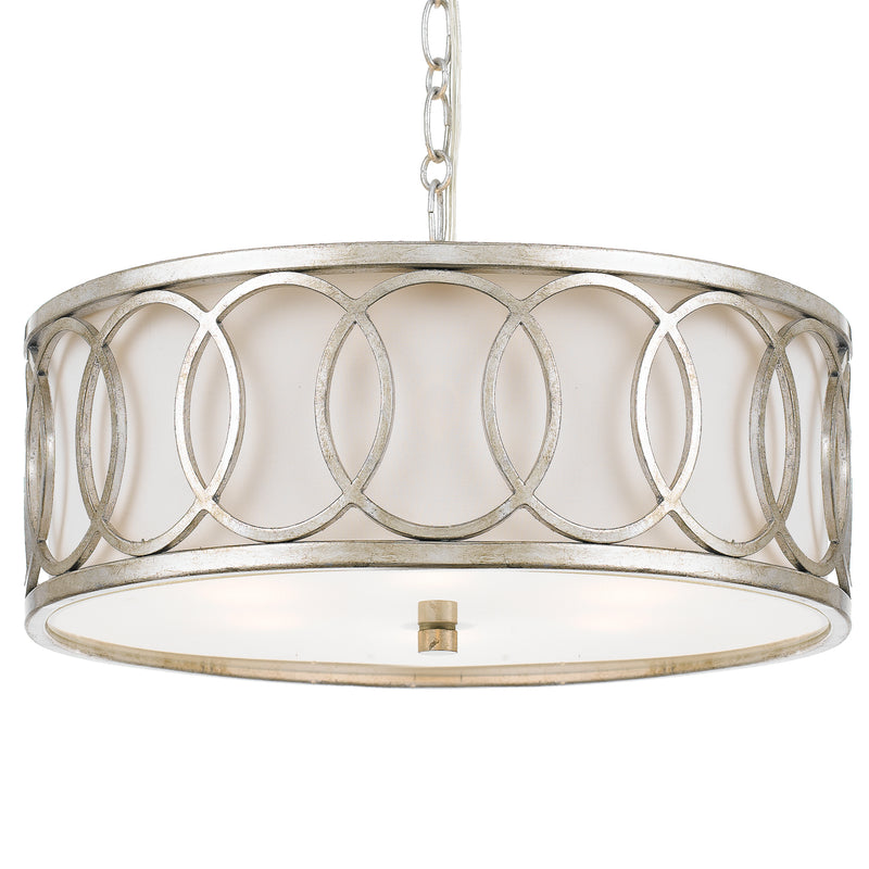 Crystorama 287-SA Graham Six Light Chandelier Antique Silver Main Image.jpg