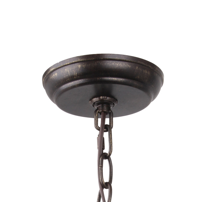 Crystorama 587-EB-GA Luna Nine Light Chandelier English Bronze / Antique Gold Alternate Image 2.jpg