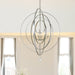 Crystorama 587-SA Luna Nine Light Chandelier Antique Silver Alternate Image 2.jpg
