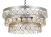 Crystorama 6006-SA Coco Six Light Chandelier Antique Silver Main Image.jpg