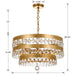 Crystorama 6106-GA Perla Five Light Chandelier Antique Gold Alternate Image 2.jpg