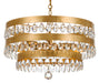 Crystorama 6106-GA Perla Five Light Chandelier Antique Gold Main Image.jpg