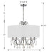 Crystorama 6625-CH-CL-MWP Othello Five Light Chandelier Polished Chrome Alternate Image 4.jpg