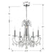 Crystorama 6825-CH-CL-MWP Othello Five Light Chandelier Polished Chrome Alternate Image 2.jpg