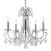 Crystorama 6825-CH-CL-MWP Othello Five Light Chandelier Polished Chrome Main Image.jpg