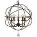 Crystorama 9224-EB Solaris Five Light Mini Chandelier English Bronze Alternate Image.jpg