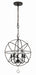 Crystorama 9224-EB Solaris Five Light Mini Chandelier English Bronze Alternate Image 4.jpg