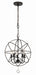Crystorama 9224-EB Solaris Five Light Mini Chandelier English Bronze Main Image.jpg