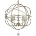 Crystorama 9224-OS Solaris Five Light Mini Chandelier Olde Silver Alternate Image.jpg