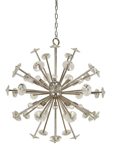 Framburg 4816 PN Apogee 20 Light Foyer Chandelier, Polished Nickel Main Image.jpg