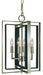 Framburg 4860 BN/MBLACK Symmetry Four Light Chandelier, Brushed Nickel with Matte Black Main Image.jpg