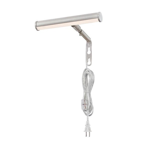 Francis Millar Accent 7" LED Swivel Picture Light, Adjustable and Extendable, UV-Safe Illumination, 96" Cord, Brushed Nickel Main Image.jpg