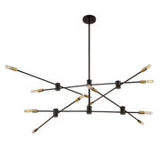 Savoy House 1-7001-12-77 12 Light Chandelier, Bronze w/Brass (4)