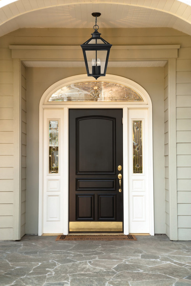 Savoy House 5-145-BK Four Light Outdoor Hanging Lantern, Black (2)