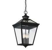 Savoy House 5-145-BK Four Light Outdoor Hanging Lantern, Black (4)