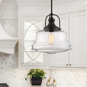 Savoy House 7-5012-1-13 One Light Pendant, English Bronze (3)