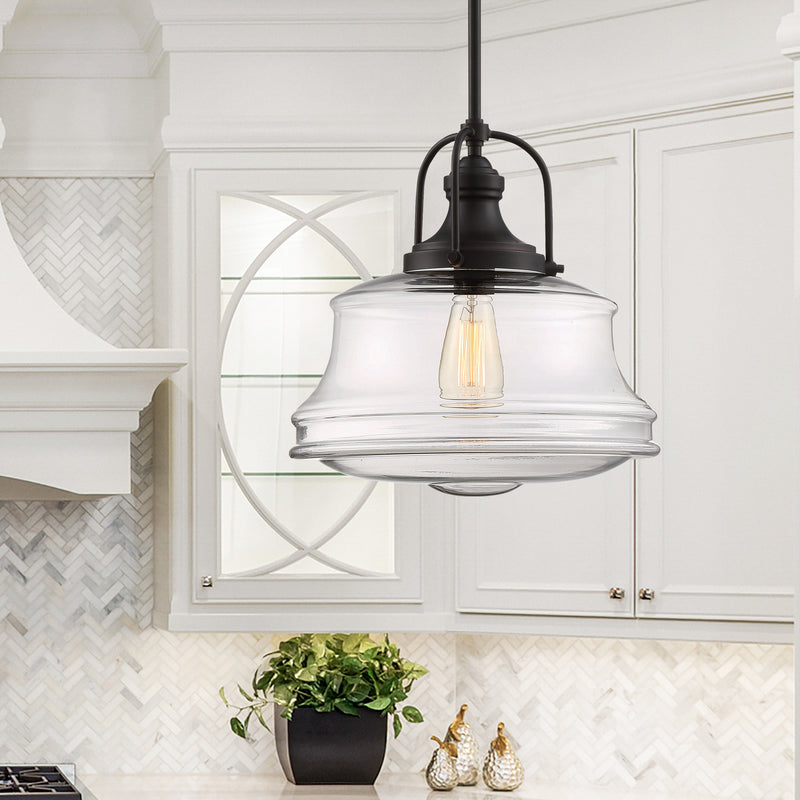 Savoy House 7-5012-1-13 One Light Pendant, English Bronze (3)
