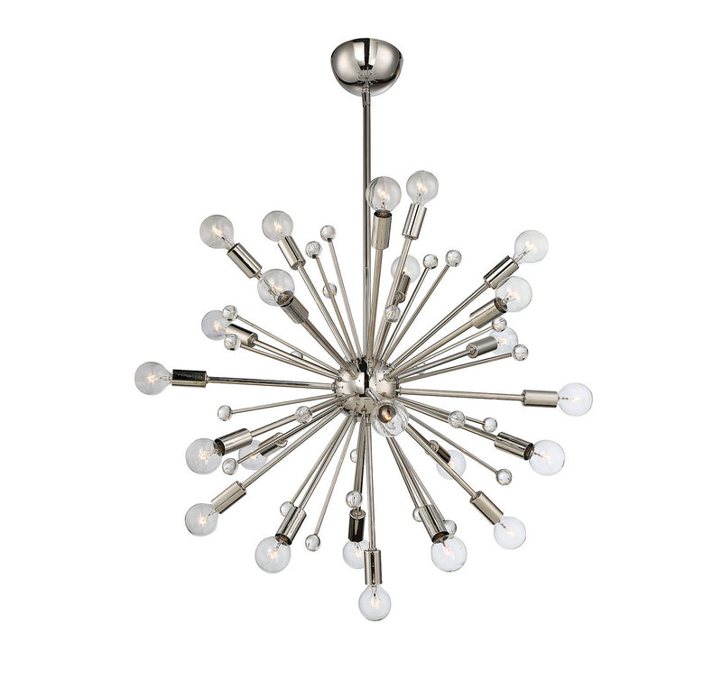 Savoy House 7-6099-24-109 24 Light Chandelier, Polished Nickel (2)