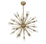 Savoy House 7-6099-24-322 24 Light Chandelier, Warm Brass