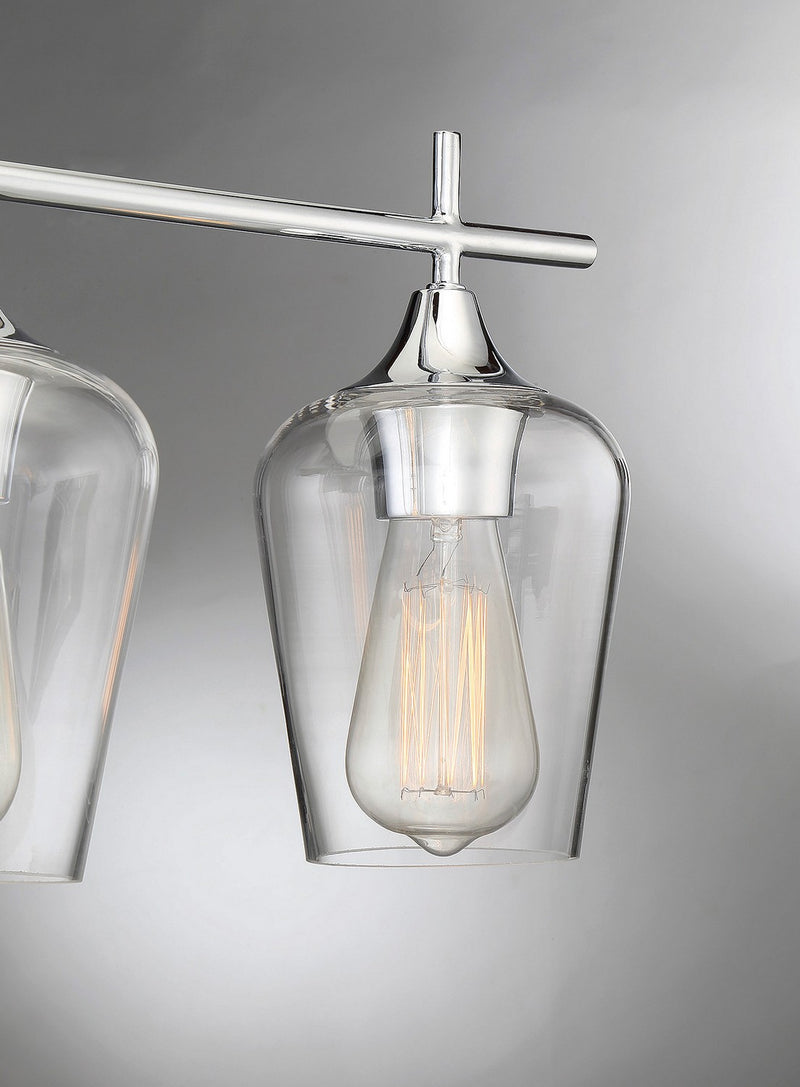 Savoy House 8-4030-3-11 Three Light Bath Bar, Polished Chrome (5)