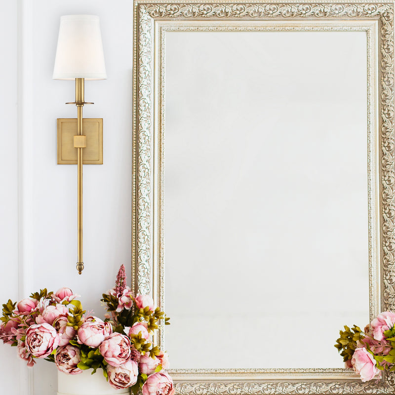 Savoy House 9-302-1-322 One Light Wall Sconce, Warm Brass (2)