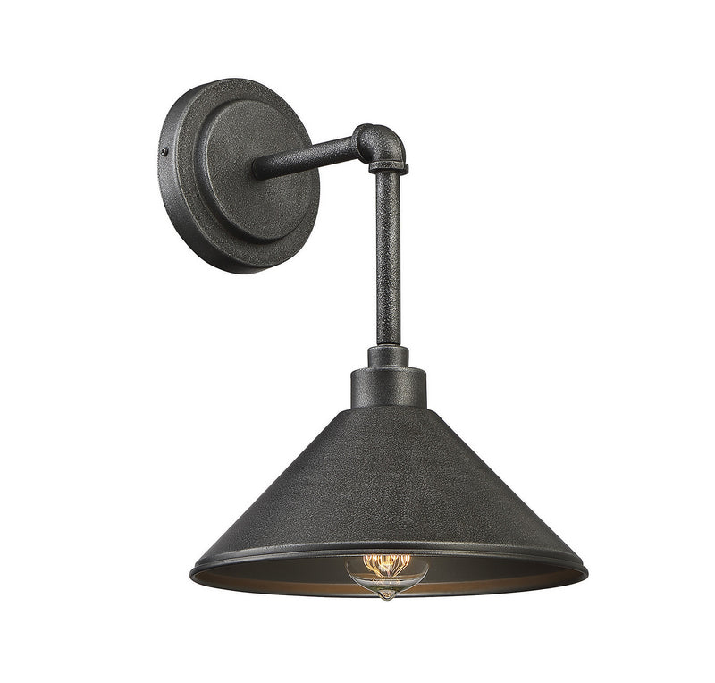 Savoy House 9-6074-1-90 One Light Wall Sconce, Galvanized Metal