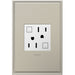 Legrand AGFTR2152W4 Adorne Duplex Self-Test GFCI Receptacles, White Alternate Image 2