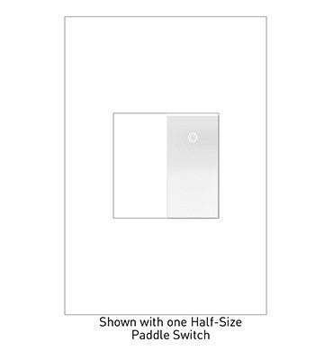 adorne® ASPD1531W4 Paddle Switch, Half-Size, White, with Microban® Main Image.jpg