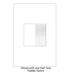 Legrand ASPD1531W4 Adorne Switch, White Main Image