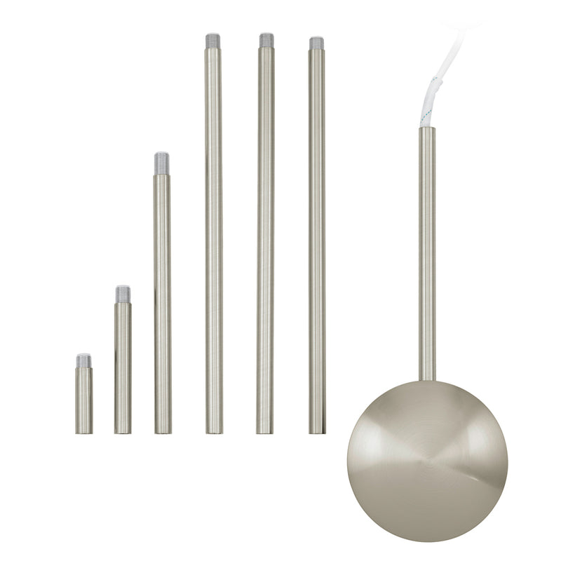 Eglo USA 88969A Extension Ceiling Extention Satin Nickel Main Image.jpg
