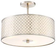 George Kovacs P1267-084 Dots Three Light Semi Flush Mount, Brushed Nickel Main Image.jpg