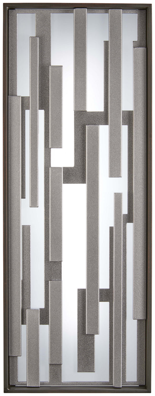 George Kovacs P1272-650-L Bars LED Pocket, Bronze W/Silver Main Image.jpg