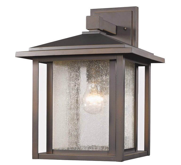 Z-Lite 554B-ORB Aspen One Light Outdoor Wall Sconce, Oil Rubbed Bronze Main Image.jpg