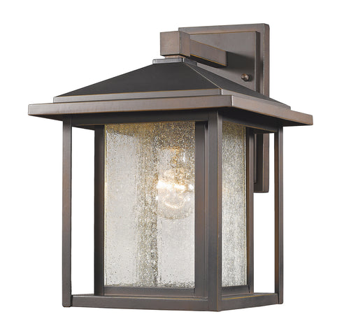 Z-Lite 554M-ORB Aspen One Light Outdoor Wall Sconce, Oil Rubbed Bronze Main Image.jpg