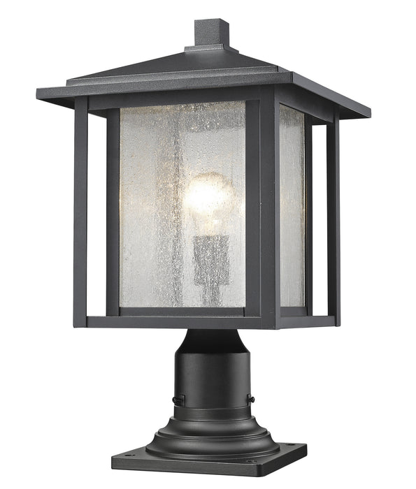 Z-Lite 554PHB-533PM-BK Aspen One Light Outdoor Pier Mount, Black Main Image.jpg