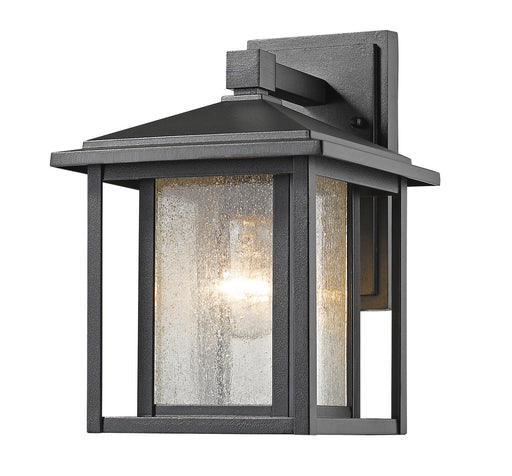 Z-Lite 554S-BK Aspen One Light Outdoor Wall Sconce, Black Main Image.jpg