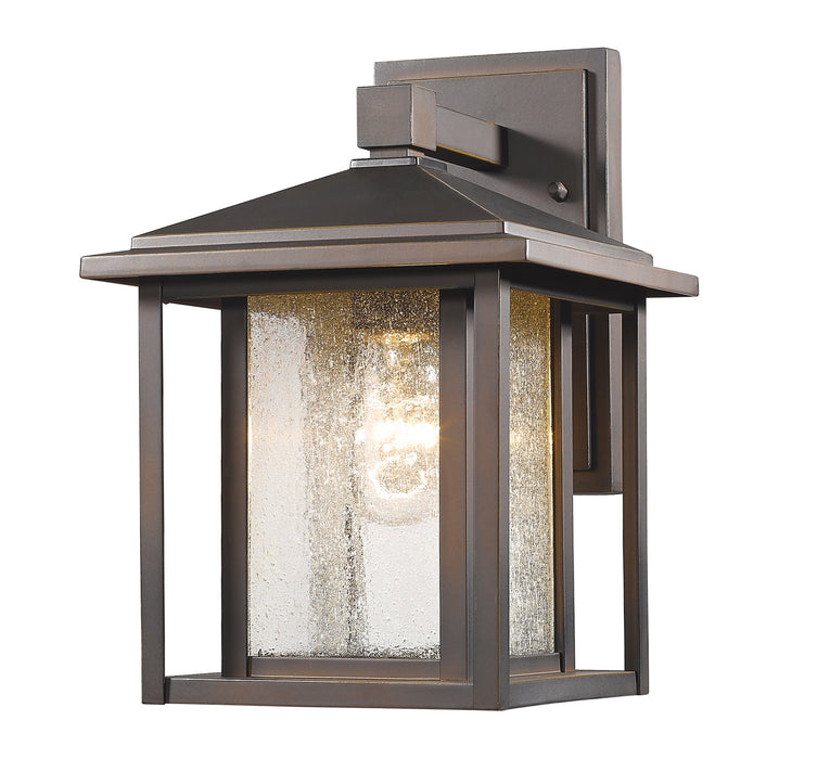 Z-Lite 554S-ORB Aspen One Light Outdoor Wall Sconce, Oil Rubbed Bronze Main Image.jpg