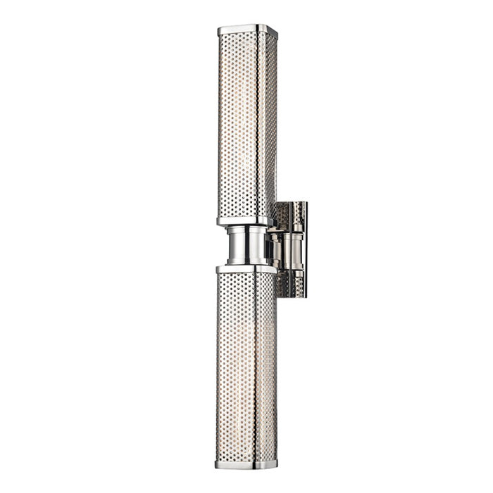 Hudson Valley 7032-PN Gibbs Two Light Wall Sconce, Polished Nickel Main Image.jpg